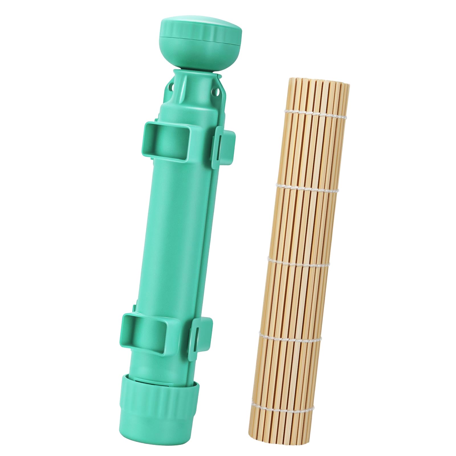 Photo 1 of ***Missing rolling mat***
AISHN Sushi Roller 11.8 inches Sushi Bazooka Sushi Maker Chef Tool Rice Roller Durable Rice Maker Machine Mold-for Easy Sushi Cooking Cyan.. 