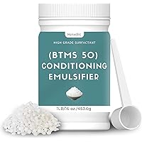 16 oz BTMS 50 Conditioning Emulsifier for Making Leave-in Conditioner, Premium BTMS 50 Conditioning Emulsifier Granules, High