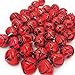 CLLOOTVE Jingle Bells 1-Inch/ 25mm Metal Craft Bells, for Holiday Home Christmas Festival Party Wedding Decoration Gifts DIY Project, 20Pcs, Red