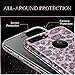 ESR iPhone X Case, 9H Tempered Glass Back Cover [Mimics the Glass Back of the iPhone X][Scratch-Resistant] + Soft Silicone Bumper [Shock Absorption] for the Apple iPhone X(Leopard)
