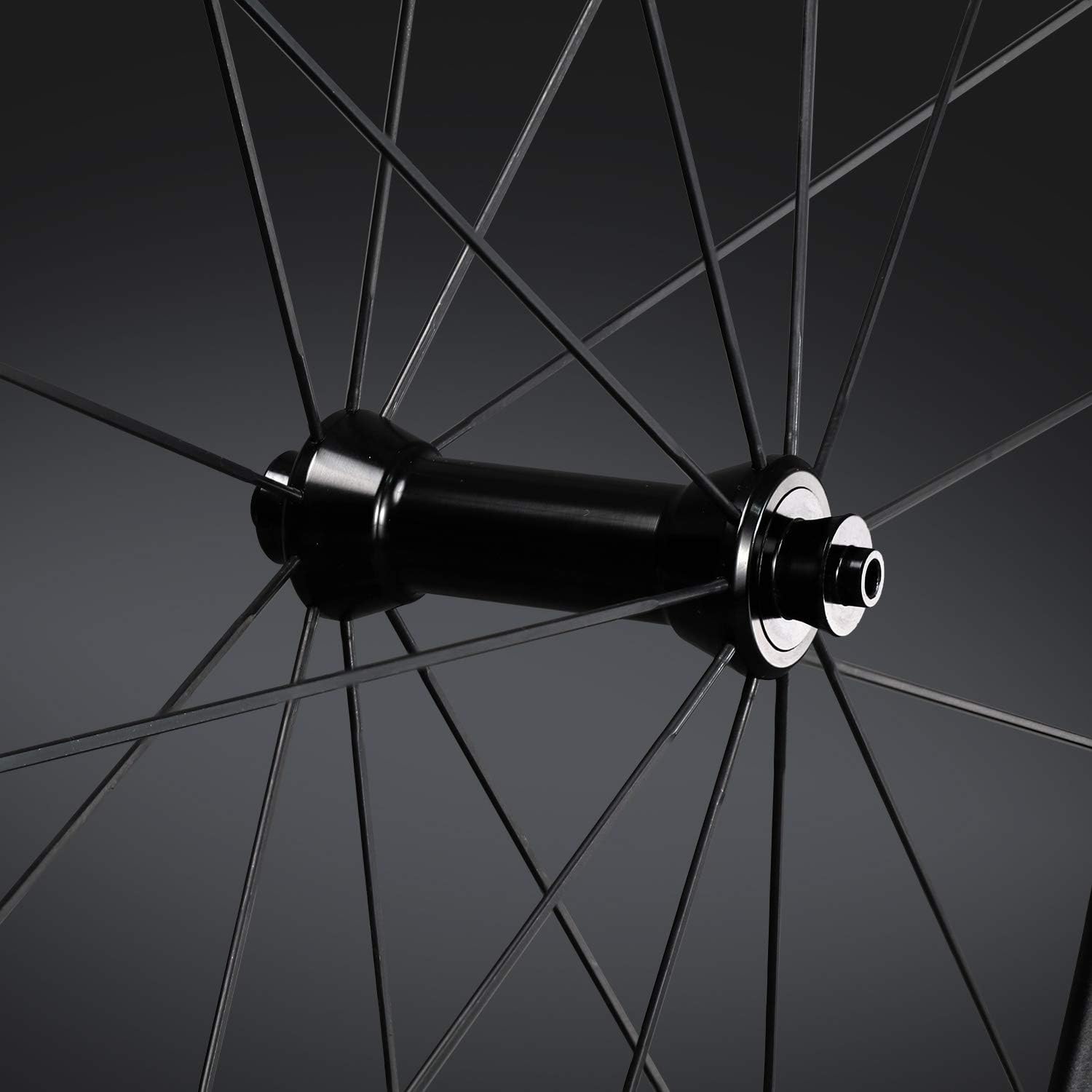 ICANIAN Alloy Road Bike Wheelset 27mm Depth Clincher Tubeless Ready