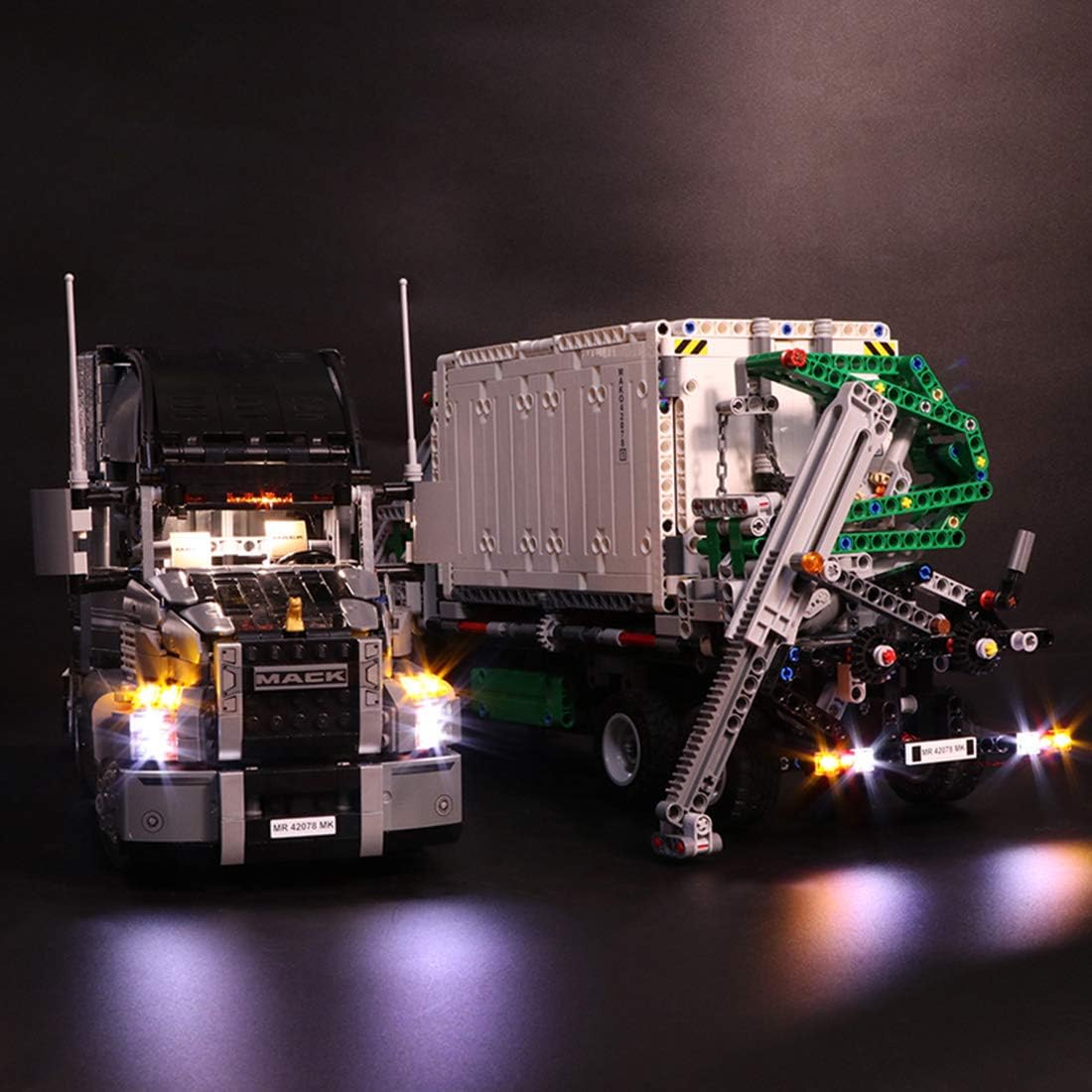POXL Lighting Kit for Technic Mack Anthem Truck - Led Lights Light Set Compatible with Lego 42078 - Lego Set not included
