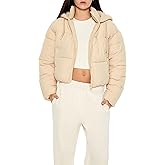 Forever 21 womens Hooded Quilted Puffer Jacket