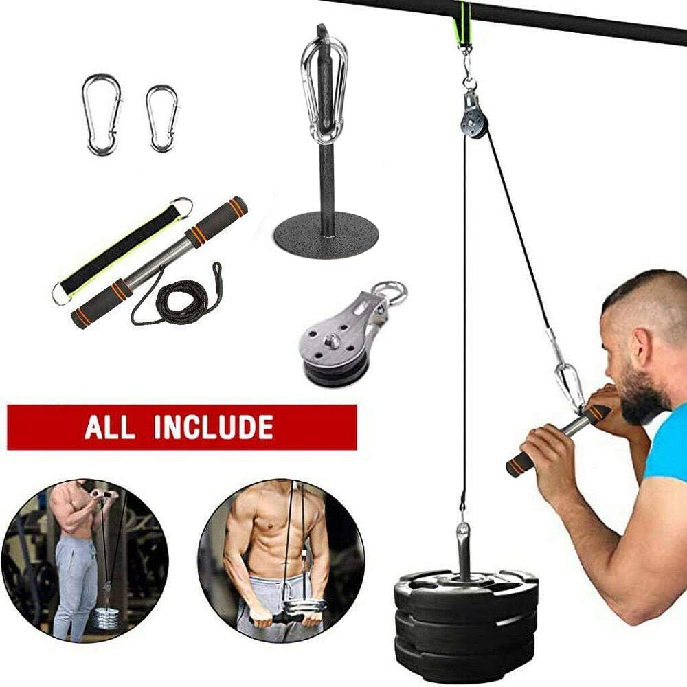 KIKILIVE Forearm Wrist Roller Trainer, Pulley Cable Machine, Arm Strength Blaster Exerciser, Body Training Muscle Strength Fitness Equipment for Training, Physical Therapy, Home Workouts : Sports & Outdoors