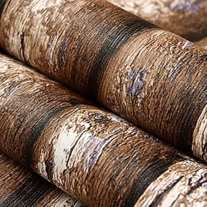 Carta Da Parati Effetto Legno 3d Di Corteccia Di Tronchi D