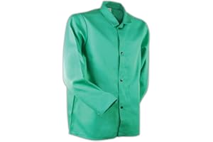 MAGID GLOVE & SAFETY MAGID SparkGuard PVC-Free Flame-Resistant Cotton Jacket