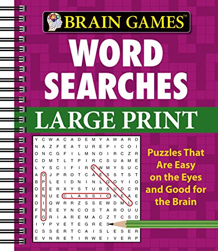 Brain Games Word Searches - Large Print