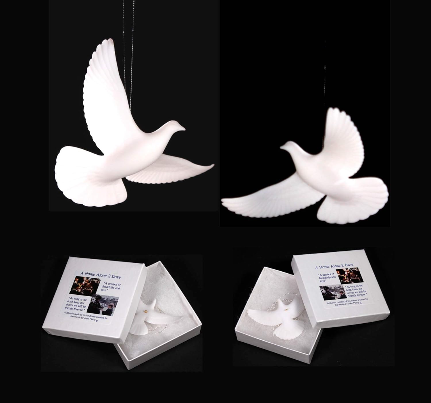 Home Alone Turtle Doves DELUXE 2 Box Version Authentic replicas by John Perry who created the originals for the movie.