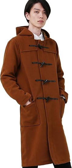 Amazon アールディ ゴースト コート ダッフルコート ロングコート メルトン メンズ キャメル L サイズ コート ジャケット 通販