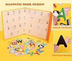 Magnetic Alphabet Letters Numbers Board Puzzle