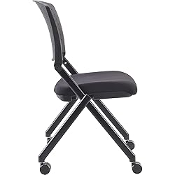 Lorell Nesting Black Folding Chair