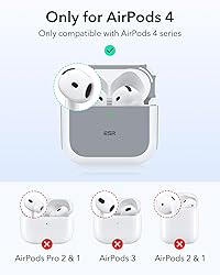 ESR for AirPods 4 Case, Compatible with AirPods 4th