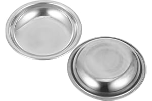 Generic 2pcs Stainless Steel Weighing Pans for Accurate Jewelry and Powder Measurement Kitchen and