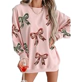 YADMISU Christmas Sweatshirt Women Sequin Nutcracker Glitter Patch Pullover Long Sleeve Merry Xmas Shirt Tops