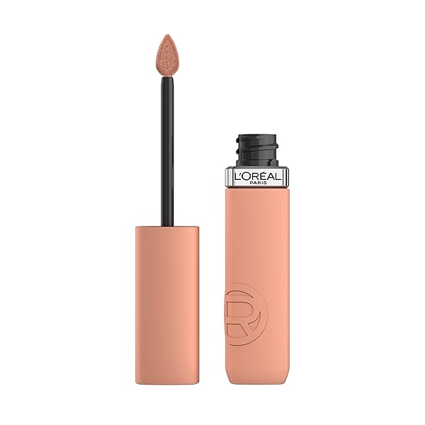 L’OREAL PARIS INFALLIBLE MATTE RESISTANCE LIQUID LIPSTICK, UP TO 16 HOUR WEAR, FAIRYTALE ENDING 100, 0.16 FL OZ
