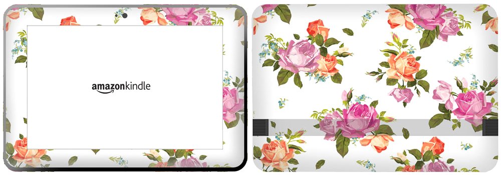 Get it Stick it SkinTabAmaFireHD89_57 Flower Garden Background Design Skin for 8.9-Inch Amazon Kindle Fire HD