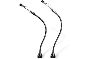 FSTOP LABS 2 Pack Set Magnetic Flexible Gooseneck Metal with Alligator Clips for Helping Hands Third Hand Tool Automobile Electronics Soldering Jewelry Painting Art Crafts Hobby