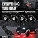 OPT7 Aura 4pc RGB LED Rock Lights w/soundsync Bluetooth App Control - Dimmer Strobe Fade IP67 Waterproof pods for Offroad, Crawling, Climbing