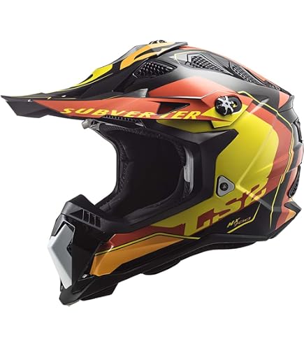 LS2 Helmets Gate Launch Full Face Helmet (Gloss White/Red/Black