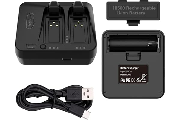Dual Battery Charger for SRAM Red eTap AXS Force Rival GX Eagle Reverb AXS Battery [Portable/ Battery Not Included]