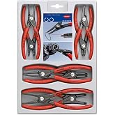 KNIPEX 00 20 04 SB 8-Piece Precision Circlip Snap-Ring Pliers Set