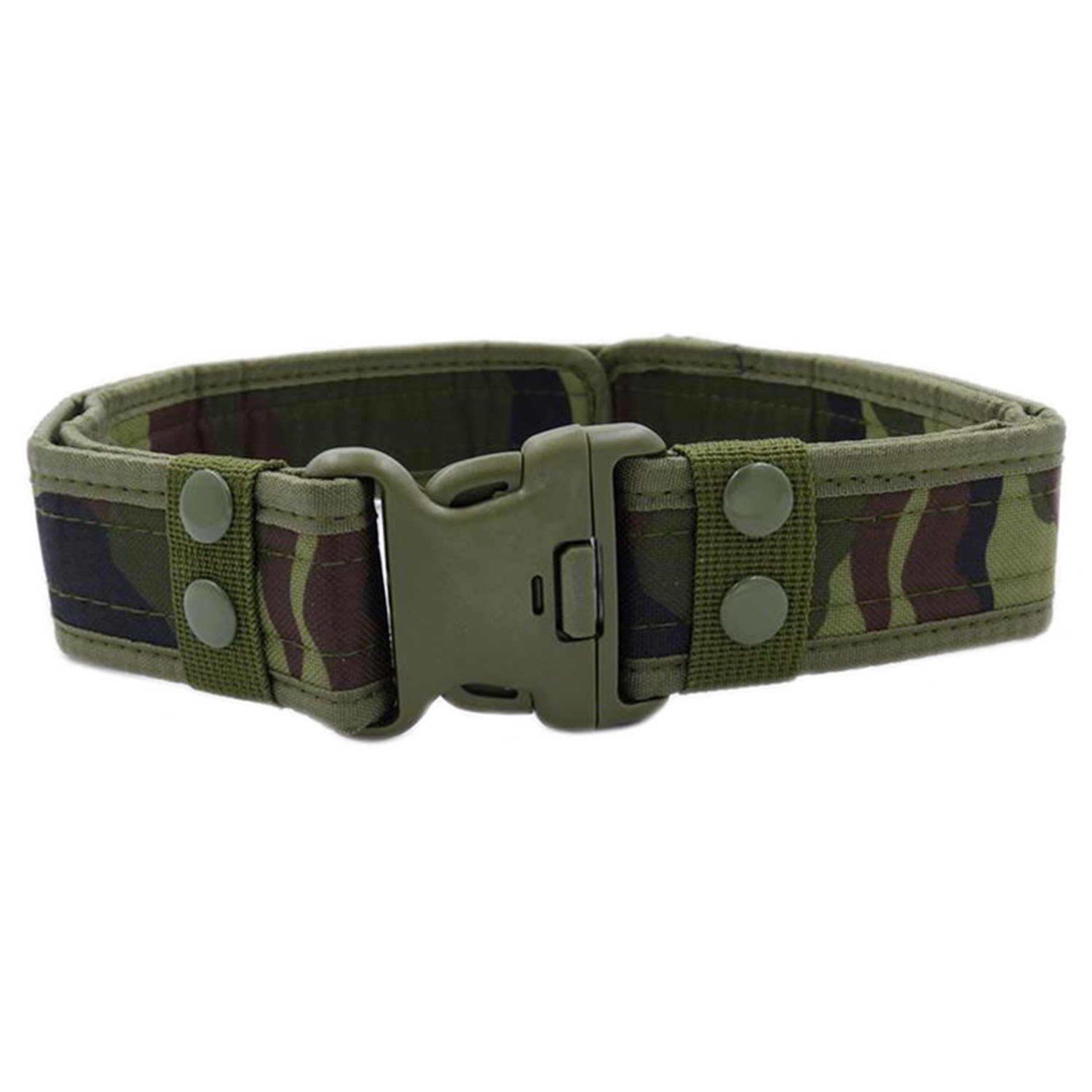 MESHIKAIER Men’s Nylon Canvas Belt Military Tactical Belt Adjustable Outdoor Sport Belt with Plastic Buckle (Camouflage)