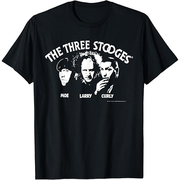 Amazon.com: TTS- The Three Stooges Opening Credits Logo T-Shirt