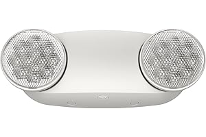 SPECTSUN Led Emergency Lights &Battery Backup -Adjustable Hardwired 2 LED Head-UL Certified-120-277VAC/Commercial Emergency L