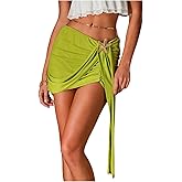 MakeMeChic Women's Party Mesh Metal Starfish Mini Skirt Low Waist Ruched Bodycon Skirts