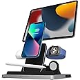 ADAM elements 5in1 Wireless Charger, Omnia Q5 5-in-1 Wireless Charging Station for iPhone 8 to 16 Series, Apple Watch, AirPods Gen 2 & AirPods Pro, Apple Pencil Gen 2, Android Phones (Qi-Certified)