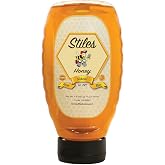 Stiles Honey Raw, Pure and Natural Wildflower Honey 16oz Squeeze Tube