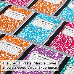 Mini Composition Notebook, Cute 30 Pack 5 Pastel