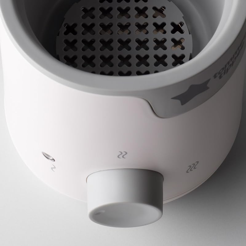 Easiwarm elektrischer Fläschchen- und Beutelwärmer, weiß, körperwarme Babynahrung in Minuten, Auto-Timer, Ein-Wahl-Bedienung