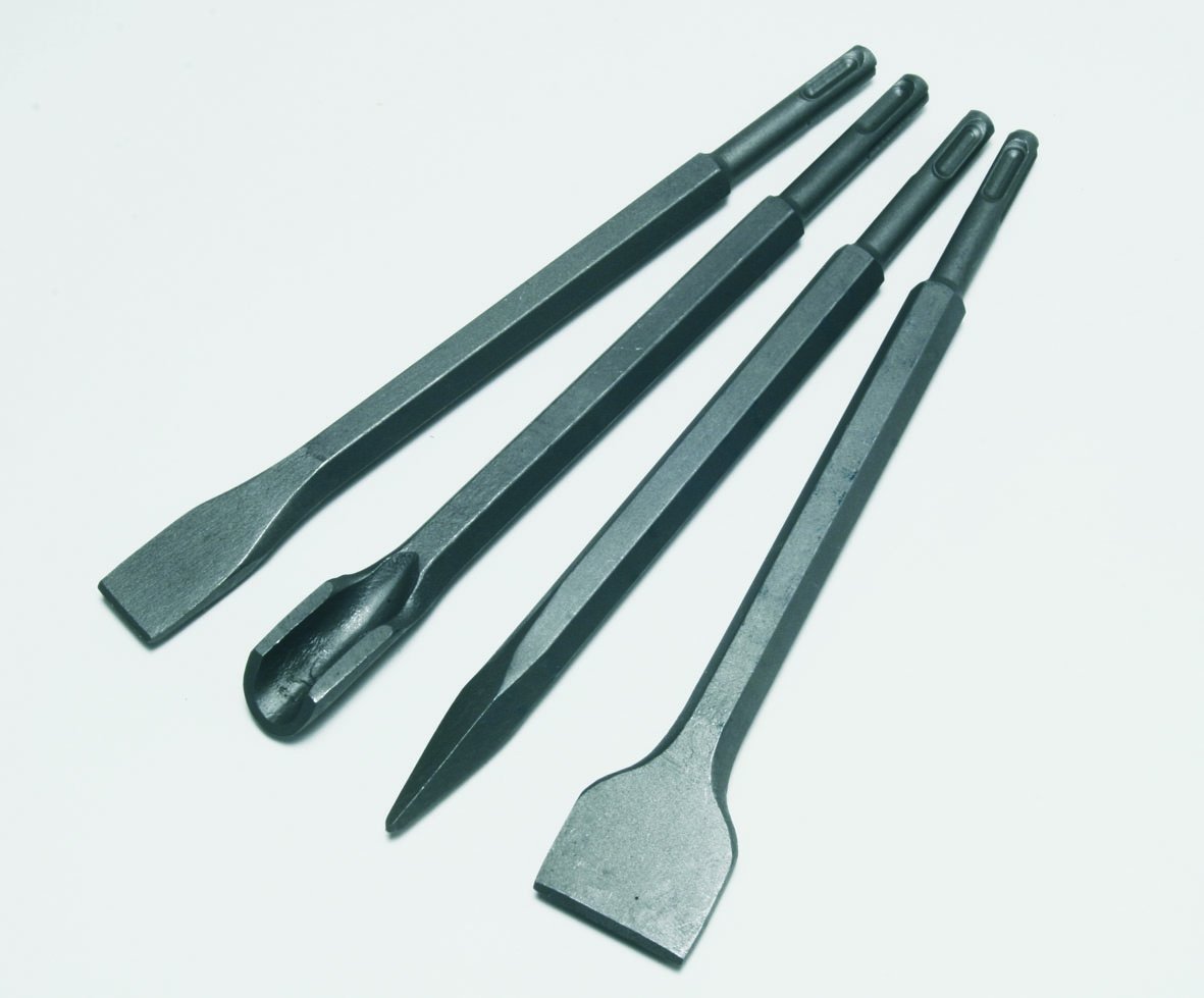 4PC SDS Plus Chisel Set