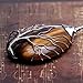 ruhong Wire Wrapped Tree of Life Natural Green Turiquoise Gemstone Teardrop Pendant Necklace Healing Crystal Chakra Stone Women Jewelry (Tiger Eye)
