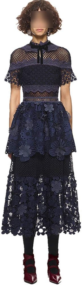 blue lace dress amazon