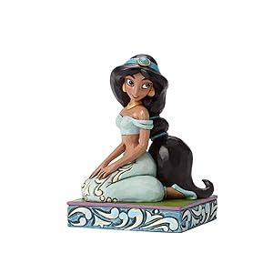Enesco Disney Traditions by Jim Shore Aladdin Jasmine Personality Pose Figurine, 3.55", Multicolor