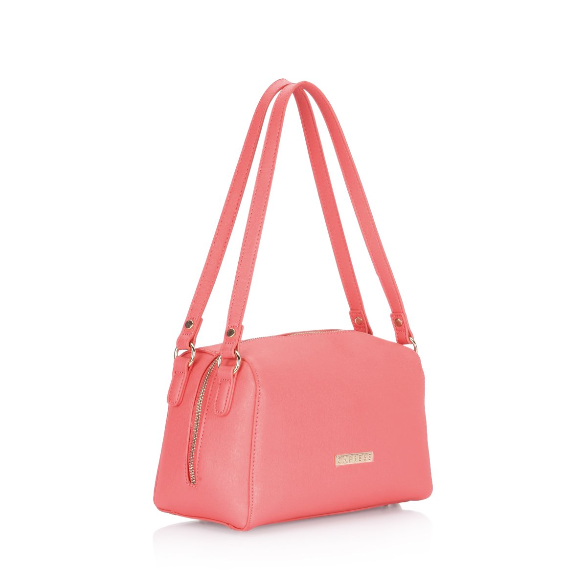 caprese women's satchel (coral)