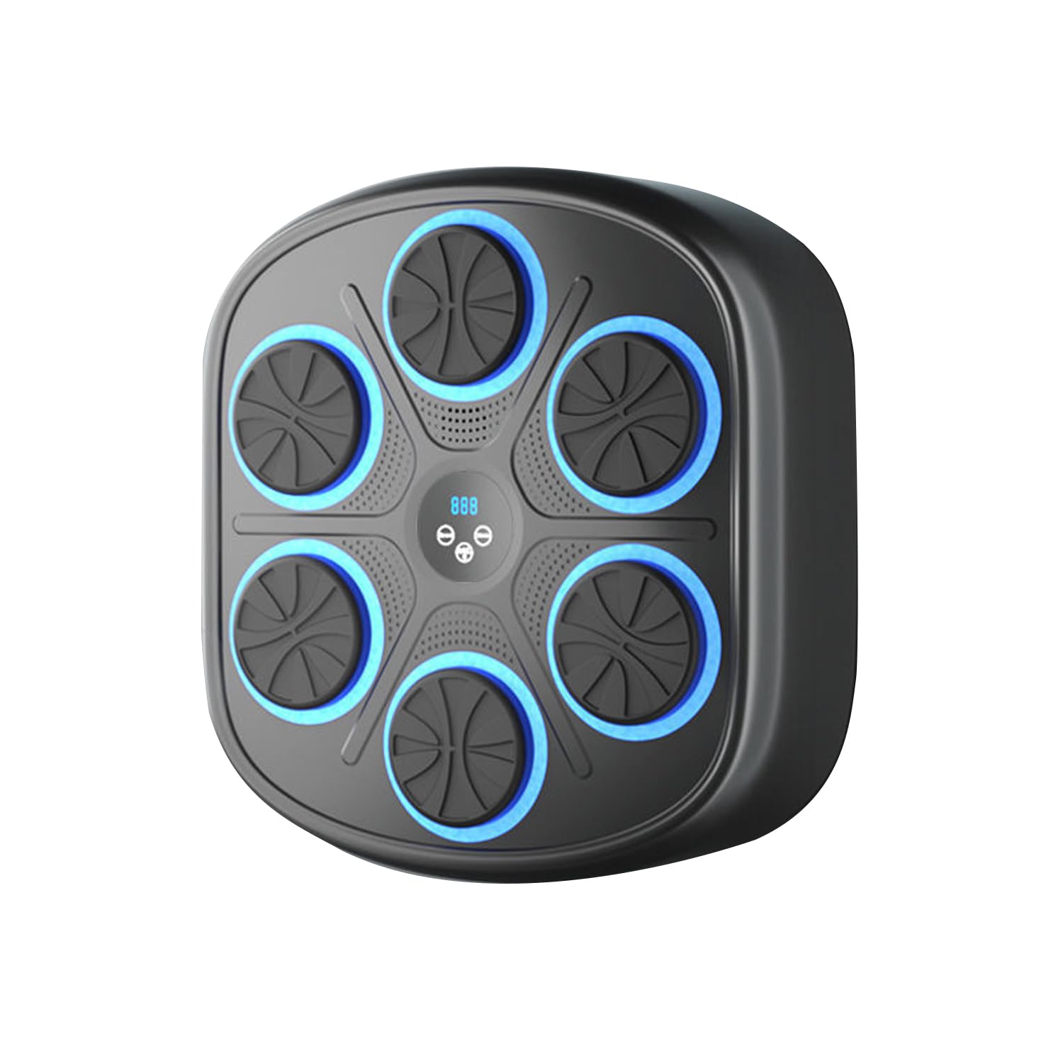 Photo 1 of MEGELIN Music Boxing Machine with Boxing Gloves,Wall Mounted, Bluetooth Boxing Training Punching Equipment(Black)