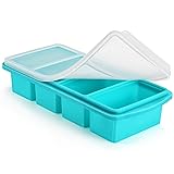 Uozuke Silicone Freezer Tray with Lid - 1 Cup