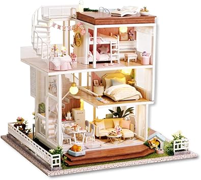 Toys Games Dollhouses Unihobby Diy Dollhouse Kit With Dust Proof