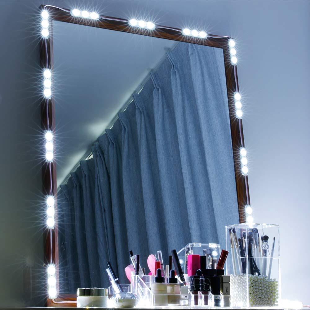 11 Ft 60 Led Makeup Light For Vanity Table Bathroom Dressing Room Dsben Vanity Mirror Lights Kit With Dimmer Lighting Ceiling Fans Tools Home Improvement Pa Padanggoid