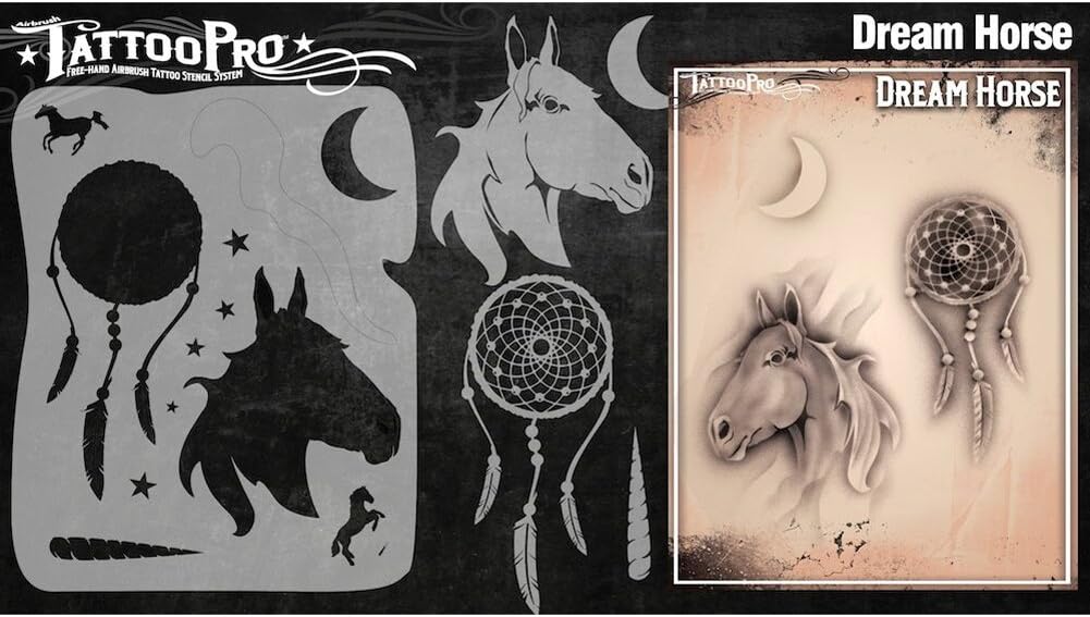 Tattoo Pro Stencils Series 3 - Dream Horse