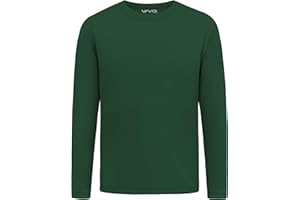 WVQ Youth Neon Shirts Dry Fit Long Sleeve Athletic T-Shirts Boys Girls UPF 50+ Quick Dry Neon Shirt for Kids 2T to Youth