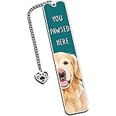 Golden Retriever Gifts for Women Men, Gift for Golden Retriever Lovers Owners, Dog Mom Gifts for Women,Easter Basket Stuffers for Dog Lovers Kids Adults,Reading Accessories for Book Lover Bookish Nerd