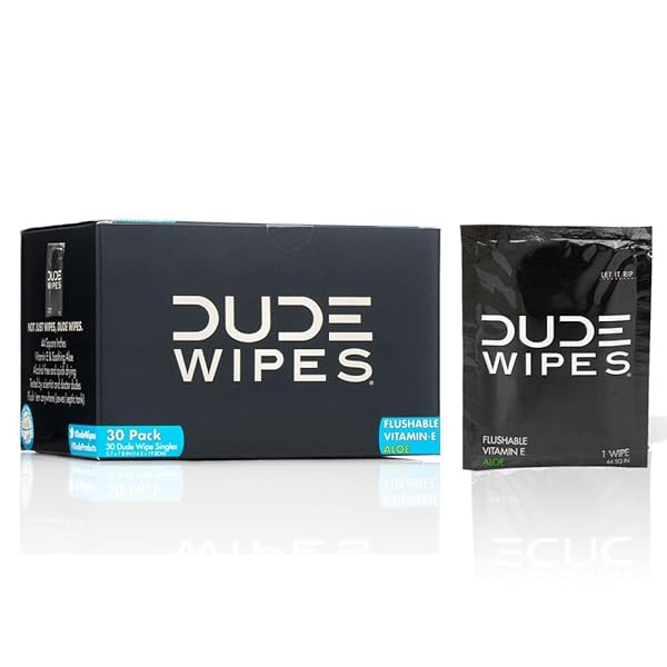 DUDE WIPES DW-30 TRAVEL DUDE WIPES44; PACK OF 30