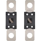 VEXUNGA Mega Fuse 500A MEGA/AMG/ANM Screw Fuse 500 Amp 500Amp High Current Strip Bolt-on Fuses for Cars (Pack of 2pcs)