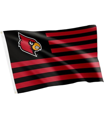 Louisville Cardinals 3x5 Foot Flag - Realtree Camo Background With Brass Grommets