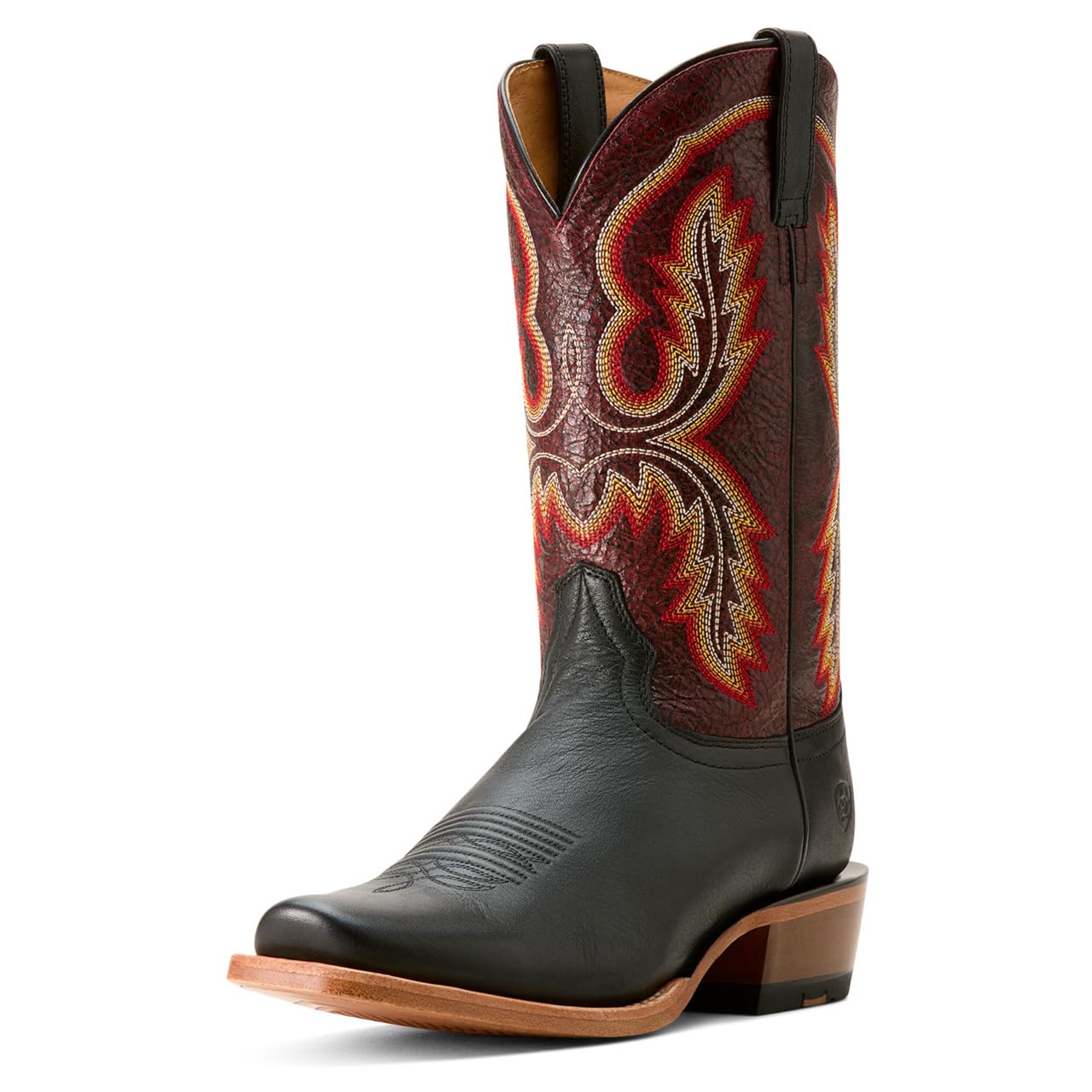 ARIAT Men's Futurity Cashout Cowboy Boot, Midnight Black/Dark Brick, 7. ...