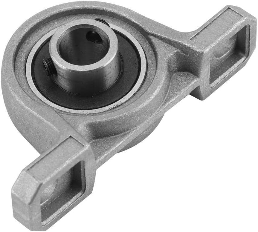 Sourcing Map 2pcs KP000 10mm Bore Zinc Alloy Inner Ball Mounted Pillow Block Insert Bearing
